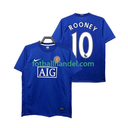 Herre Fotballdrakter Manchester United Rooney 10 2008 2009 Tredje Retro Kortermet